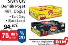 DOĞUŞ SİYAH ÇAY DEMLİK POŞET 48'Lİ fiyat ve kampanya bilgisi